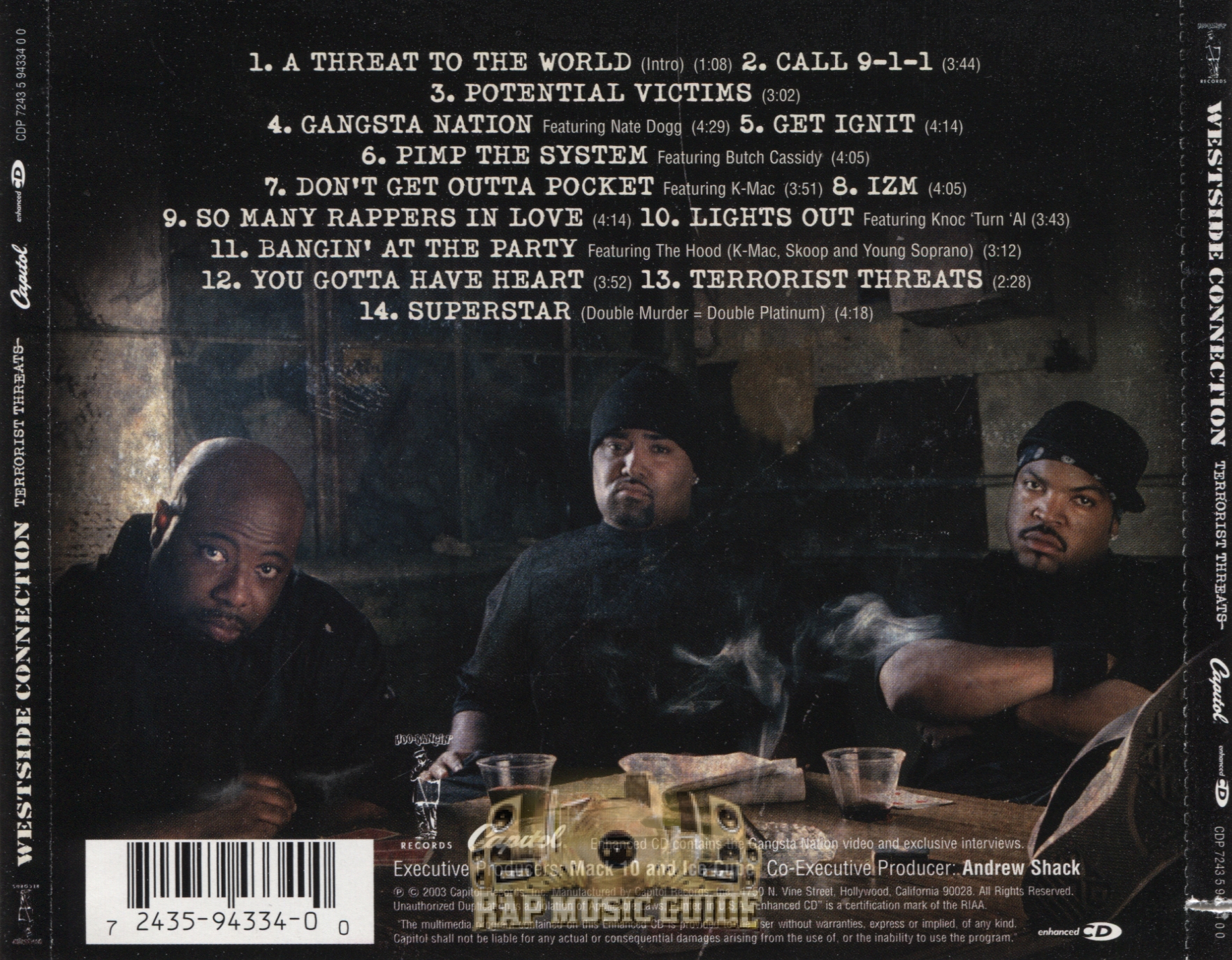 Westside Connection - Terrorist Threats: CD | Rap Music Guide